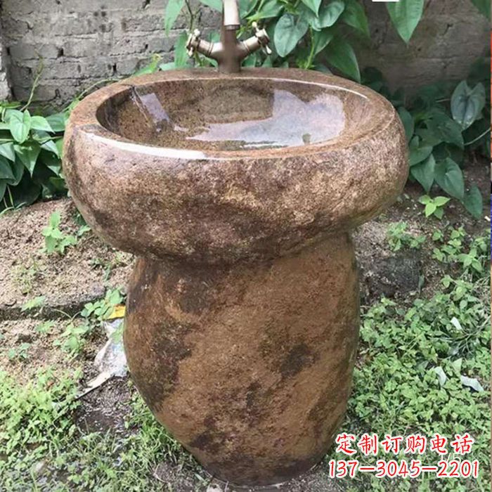 新乡精美手雕石花盆，传承古典品位