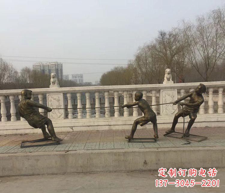 新乡中领雕塑 | 铜雕像,营造欢乐的童年回忆