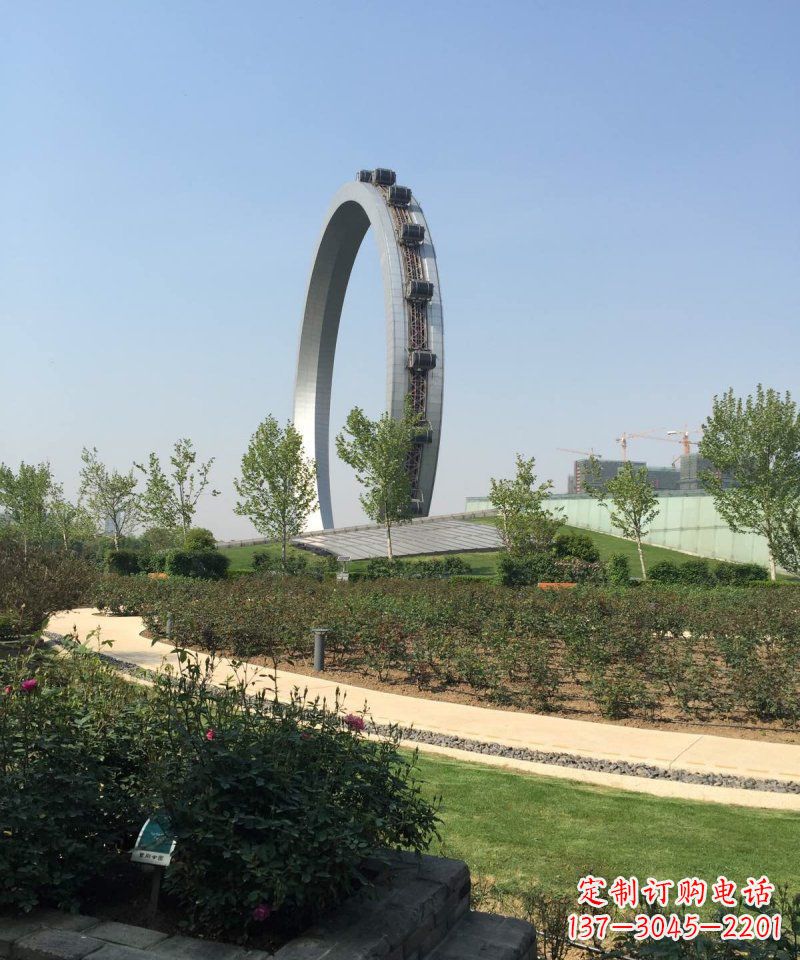 新乡精美摩天轮不锈钢抽象雕塑