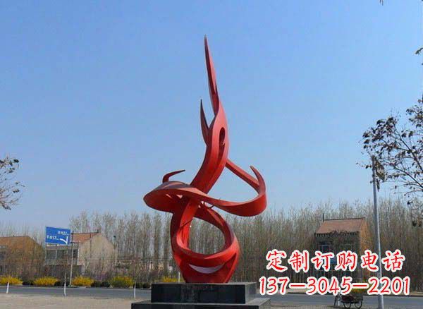 新乡不锈钢火苗经典建筑雕塑