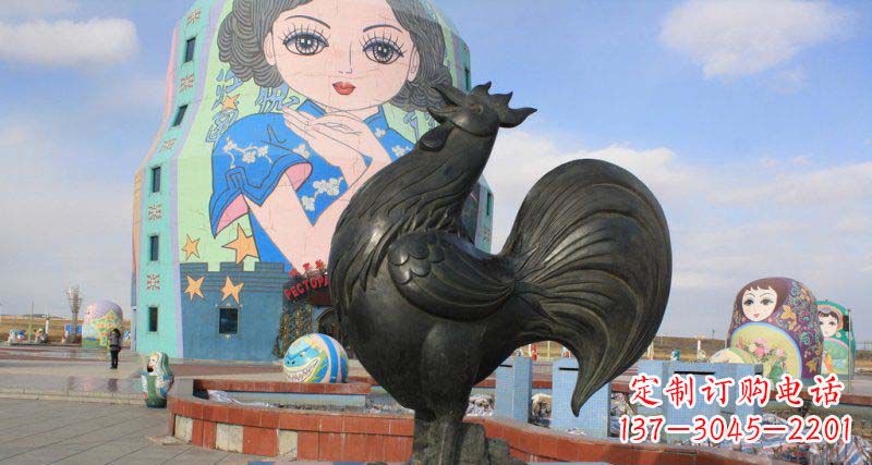 新乡艺术精美的公鸡雕塑