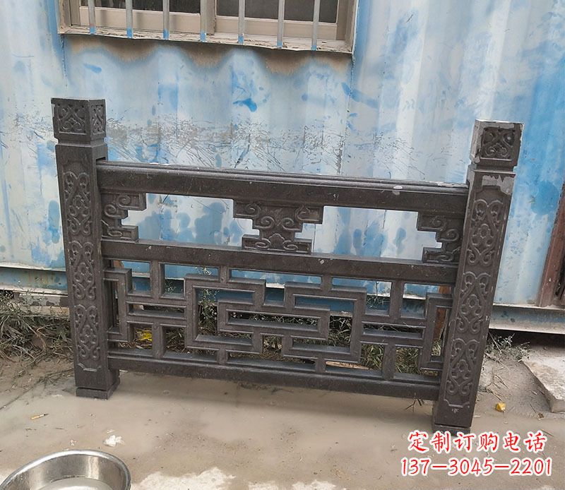 新乡集乐馆大理石栏板雕塑