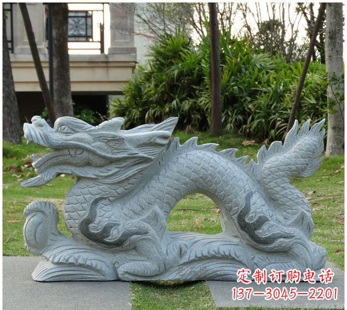 新乡精美雕刻的大理石龙雕塑