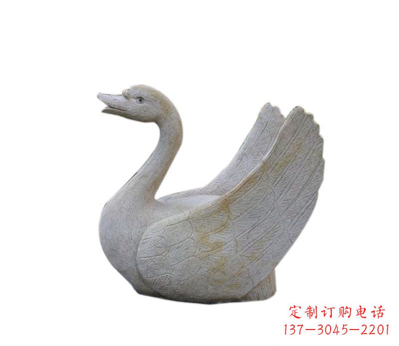 新乡中领雕塑 | 天鹅石雕景观喷泉