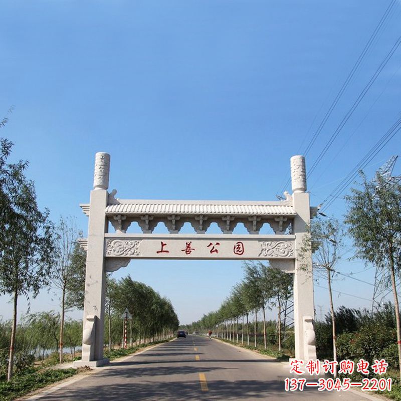新乡精美石牌坊雕塑——打造公园独特风格