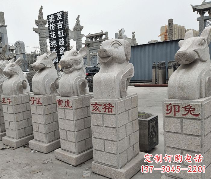 新乡动物石雕,精美而精致
