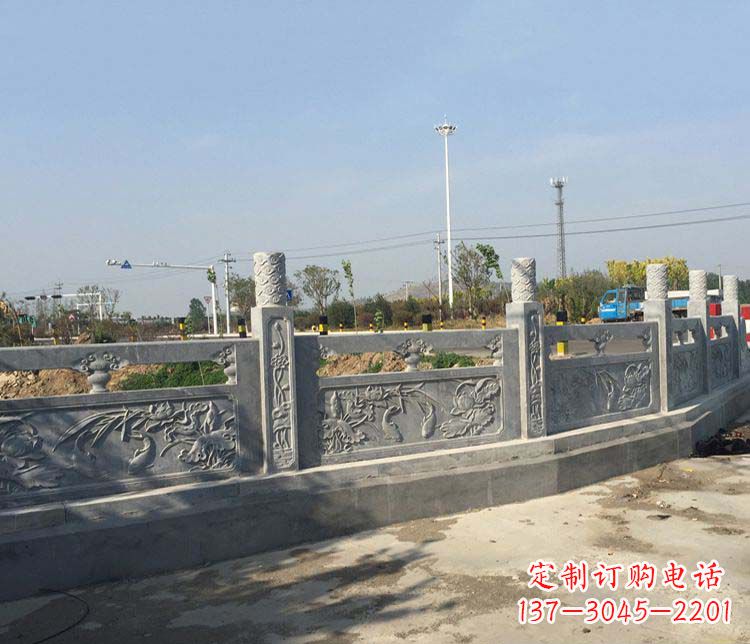 新乡风格各异的精美公园仿古石栏板雕塑