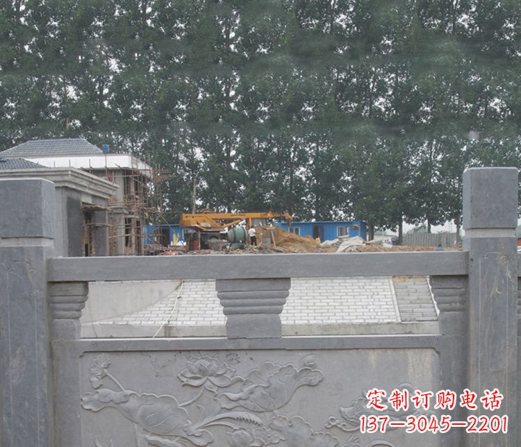 新乡公园仿古石栏板景观石雕 (9)
