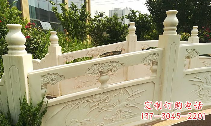 新乡精美汉白玉石拱桥雕塑