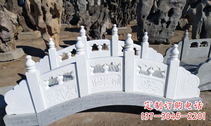 新乡手工雕刻的汉白玉拱桥雕塑