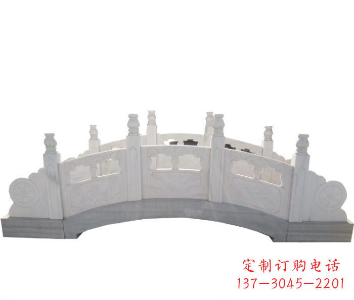 新乡精美汉白玉石拱桥雕塑