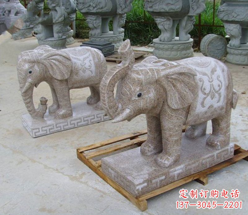 新乡精美大象雕塑