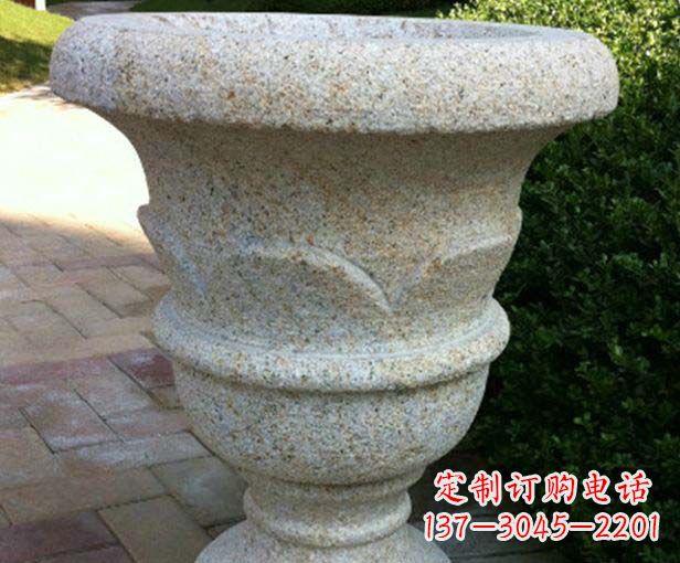 新乡大理石花盆石雕,为您的景观添色彩