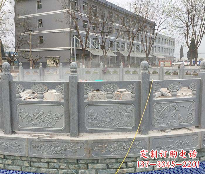 新乡公园景观大理石栏板雕塑