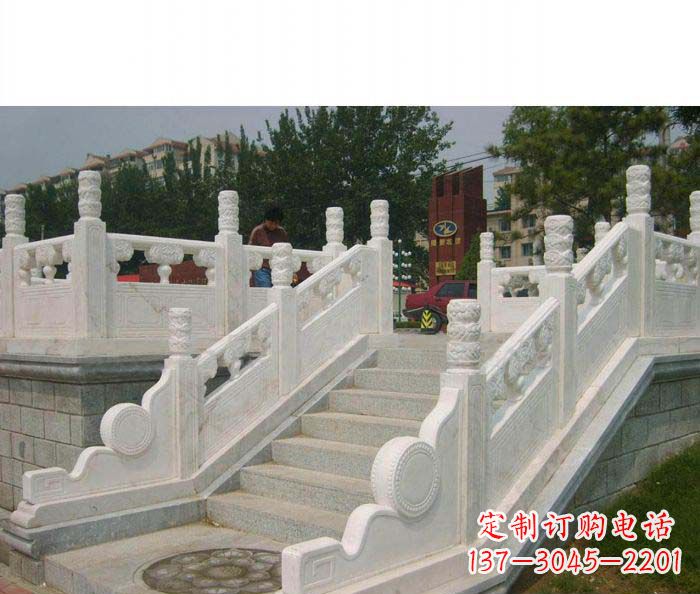 新乡公园石栏板大理石雕塑