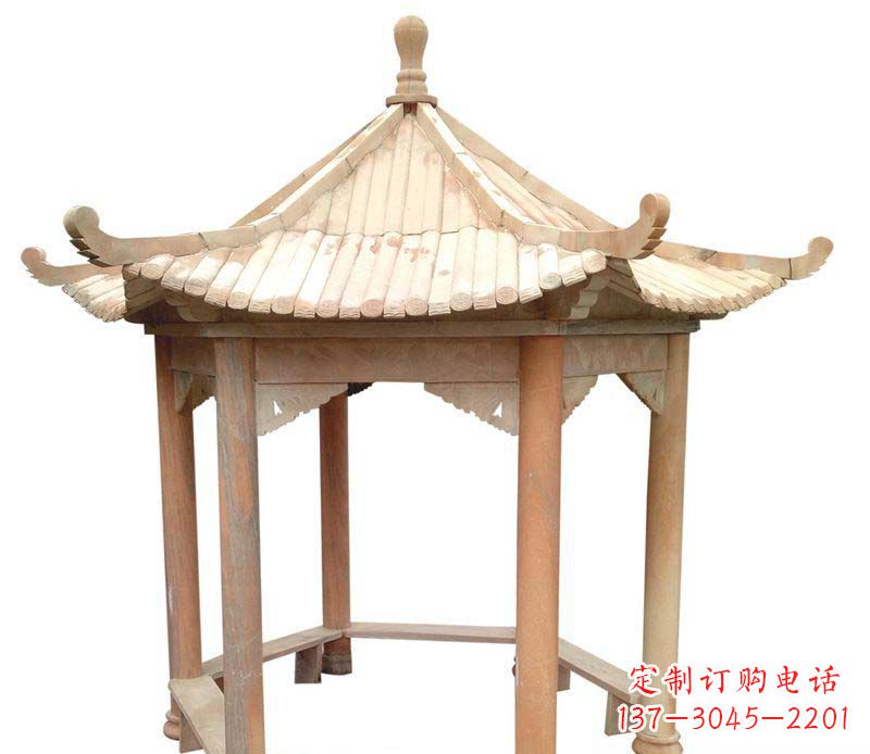新乡精美六角凉亭雕塑
