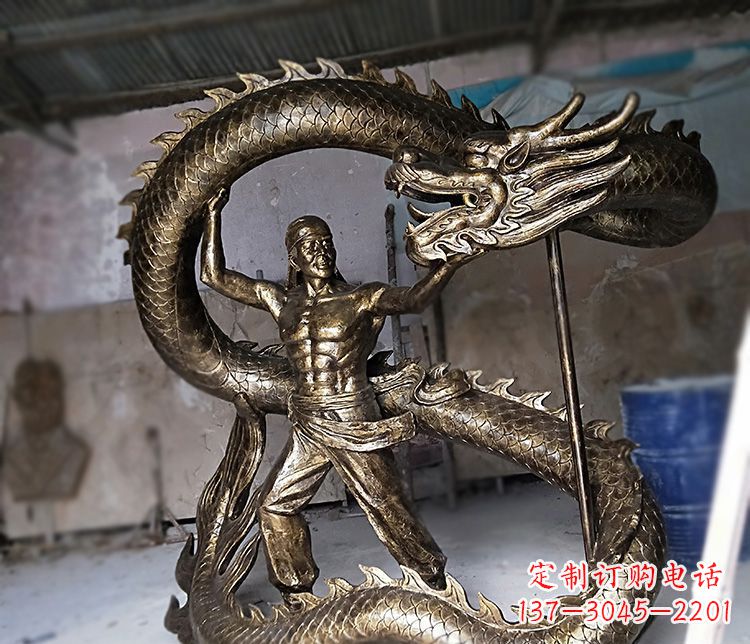 新乡高质量的文化艺术装饰铜雕龙雕塑