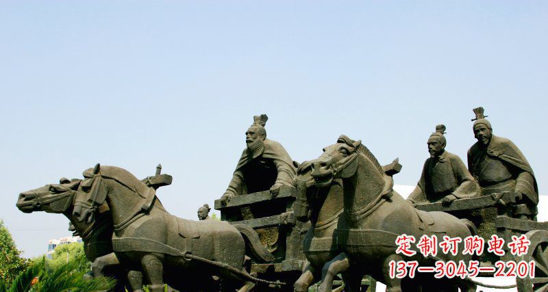 新乡中领雕塑--尊贵马车雕塑