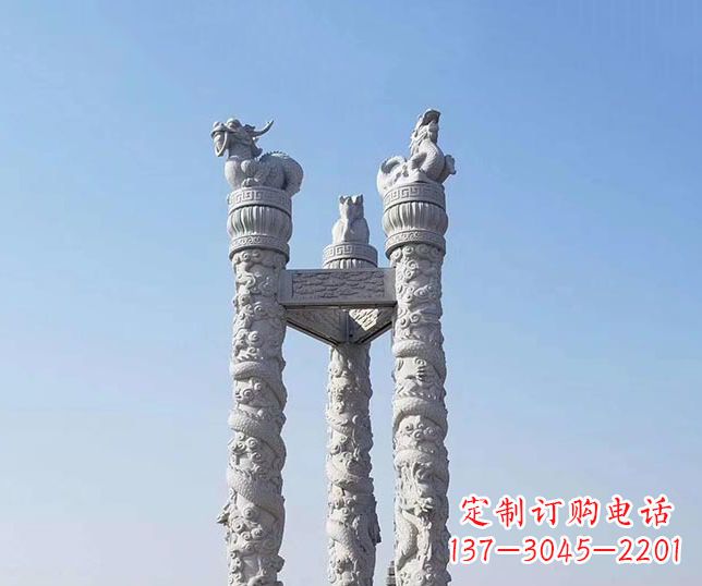 新乡中领雕塑:精致石雕龙柱,展现时尚文化之美