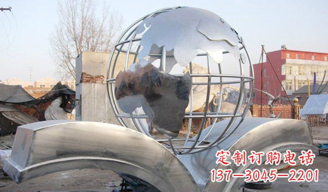 新乡艺术地球,传承贵族气派的不锈钢雕塑