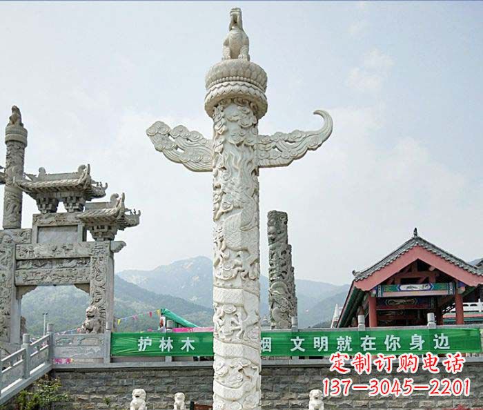 新乡广场景观大理石华表石雕