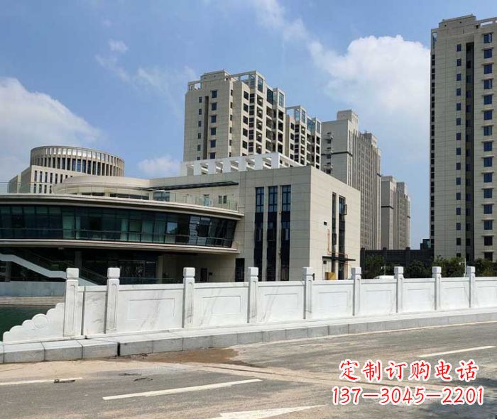 新乡享受精美的广场景观大理石栏板雕塑