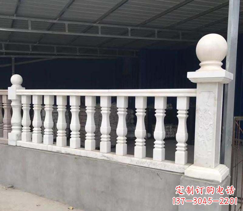 新乡汉白玉栏杆景观雕塑