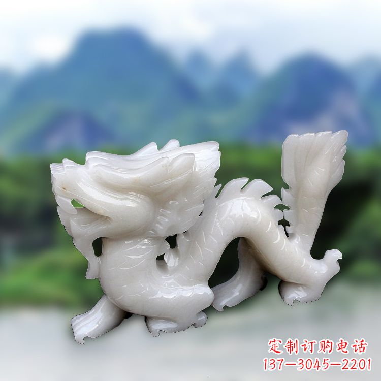 新乡汉白玉龙雕塑