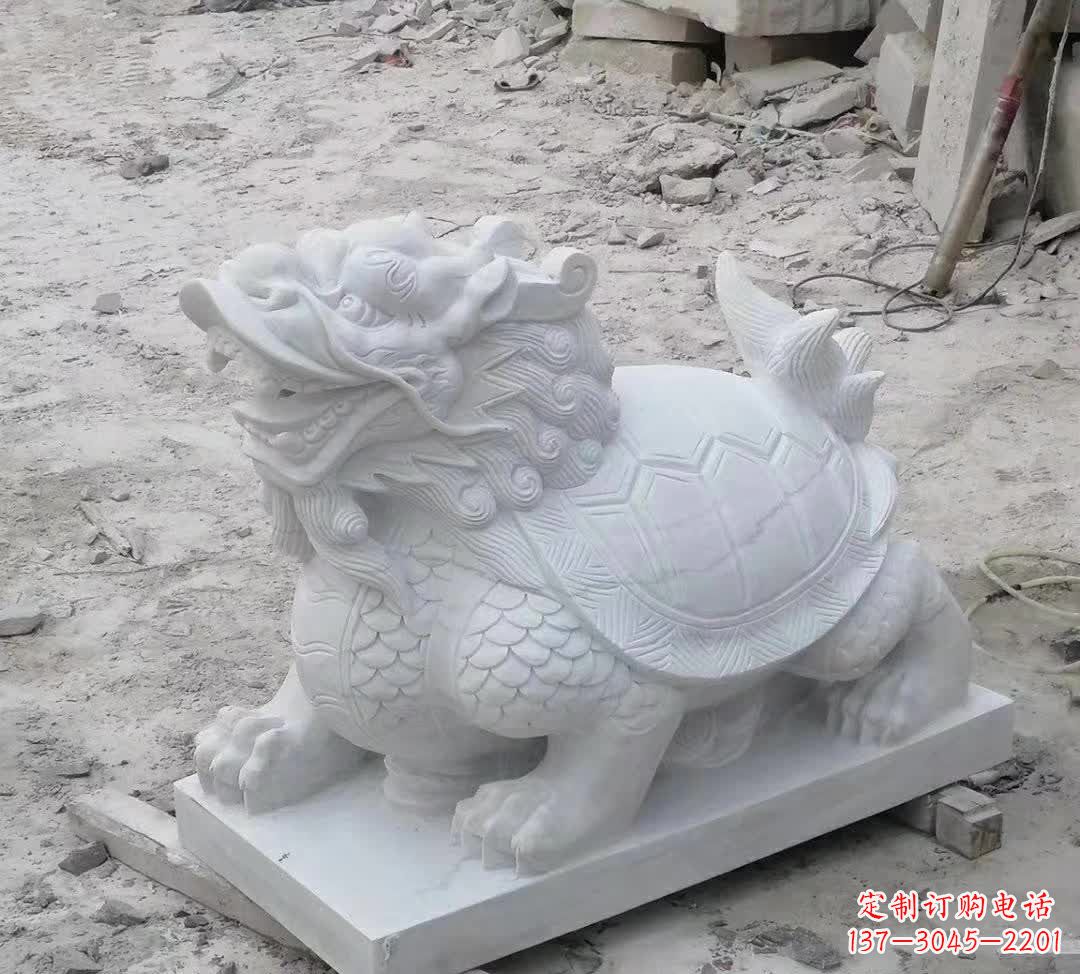 新乡汉白玉精美动物雕塑