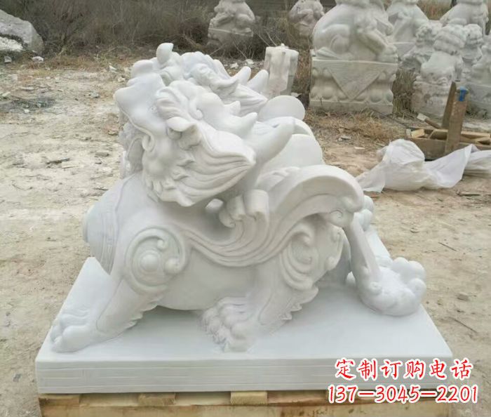 新乡精美貔貅门口招财石雕