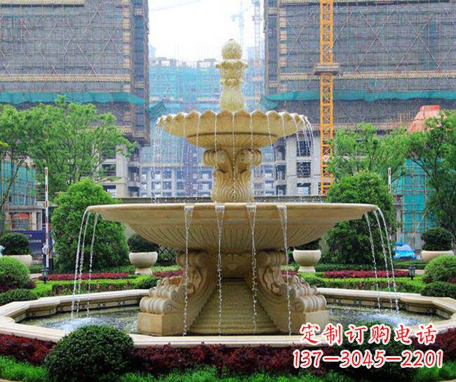 新乡多层次喷泉雕塑,为您带来清凉夏日
