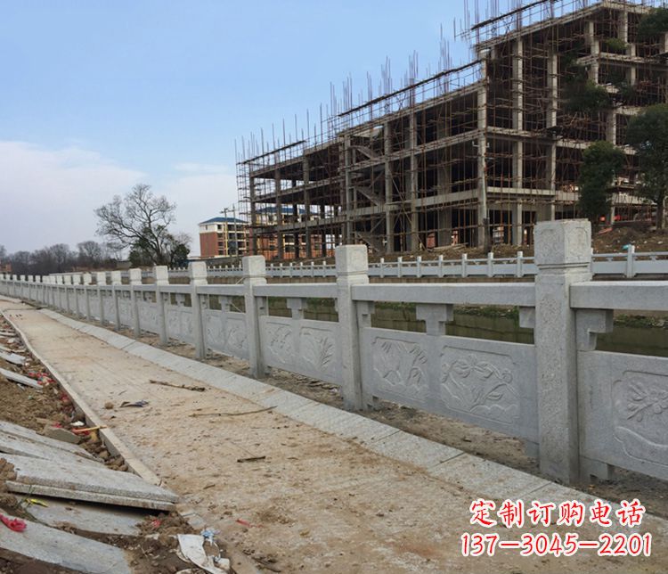新乡护城河大理石栏板石雕 (4)
