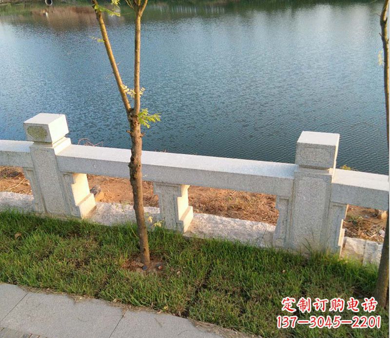 新乡护城河大理石栏杆石雕_1