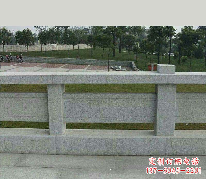 新乡护城河大理石栏杆石雕_2