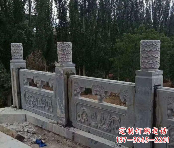 新乡护城河建筑石雕栏板 (3)