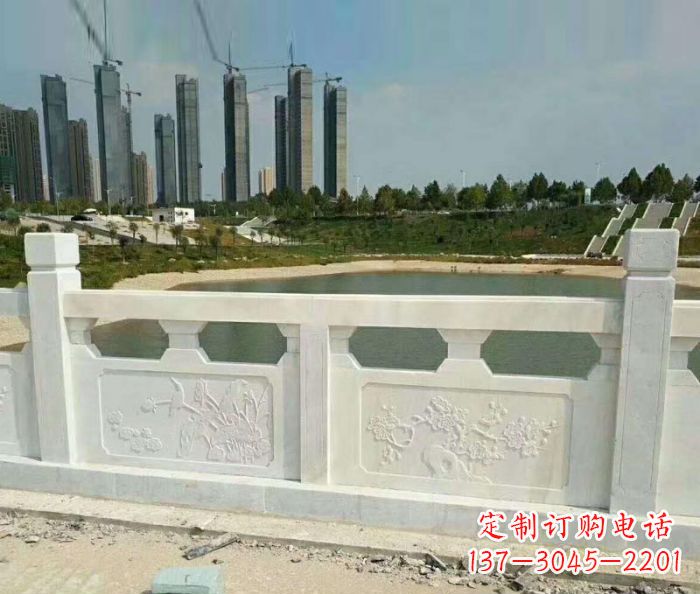 新乡护城河建筑石雕栏板 (2)