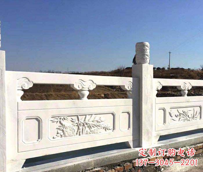 新乡景区汉白玉石浮雕栏板 (2)