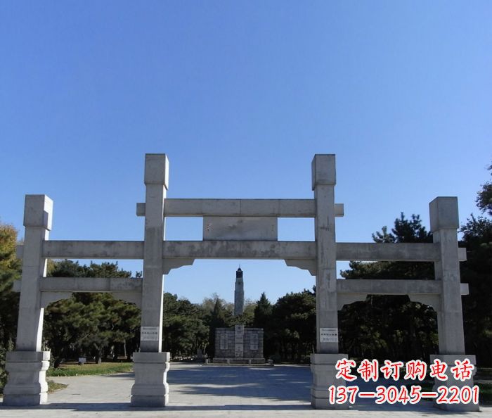 新乡中领雕塑石雕牌坊定制