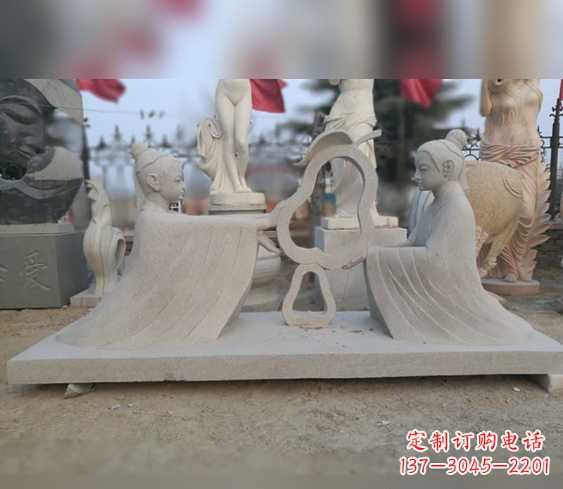 新乡孔融让梨石雕