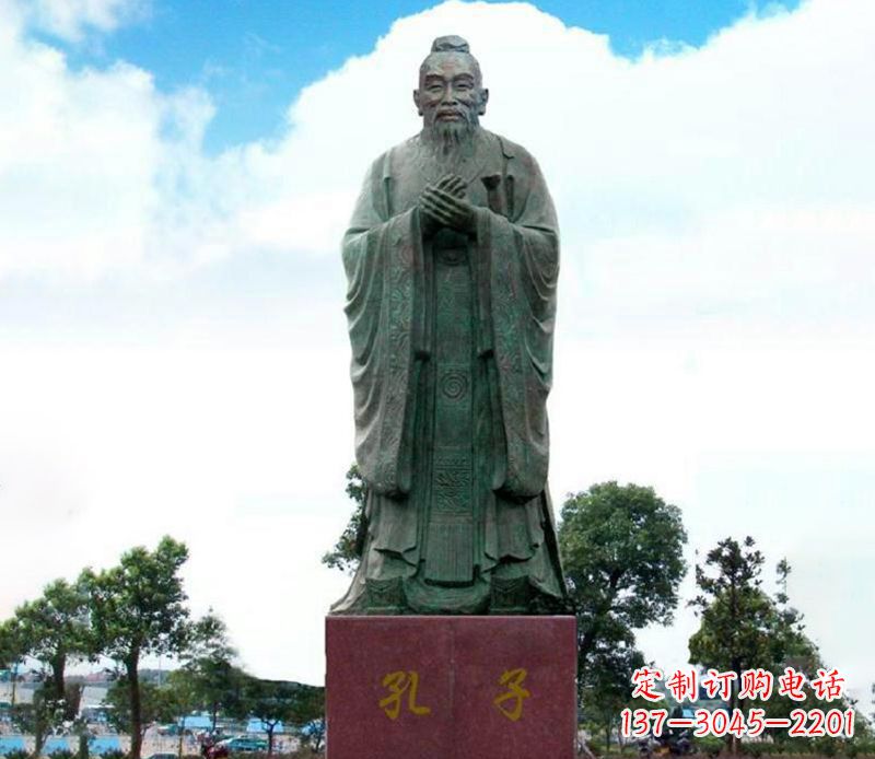 新乡领雕塑:孔子雕塑尊崇传承