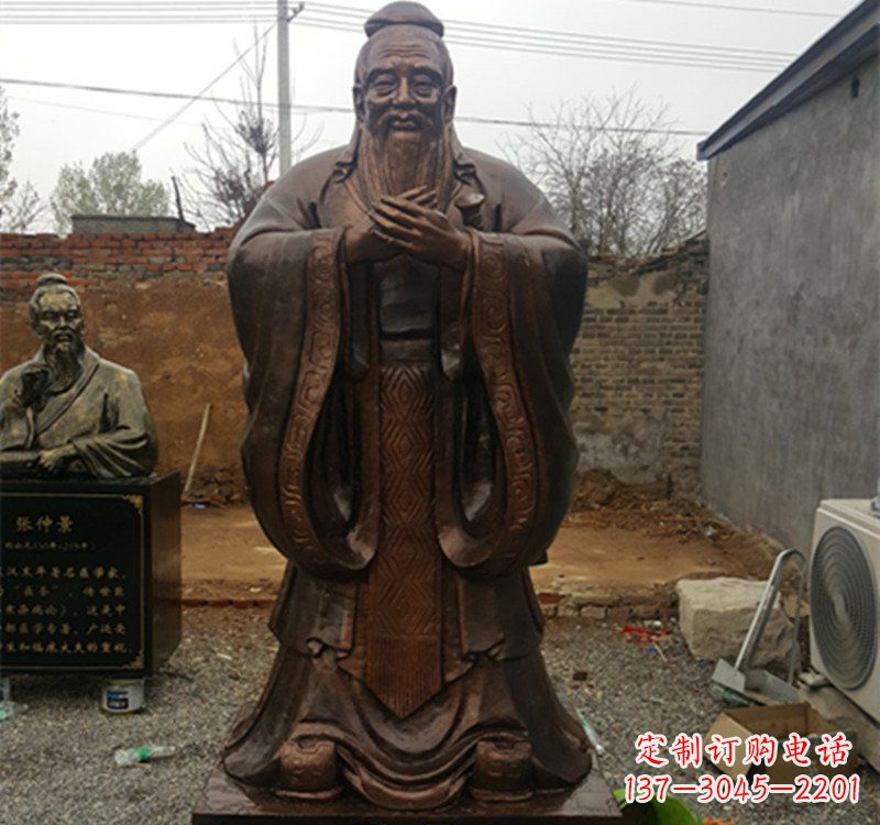新乡体现传统文化魅力精美孔子雕塑