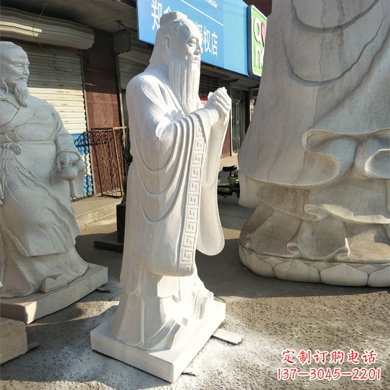 新乡中领雕塑|传承传统,唯美的孔子雕塑