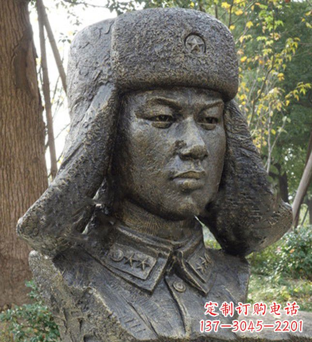 新乡雷锋头像铜雕塑