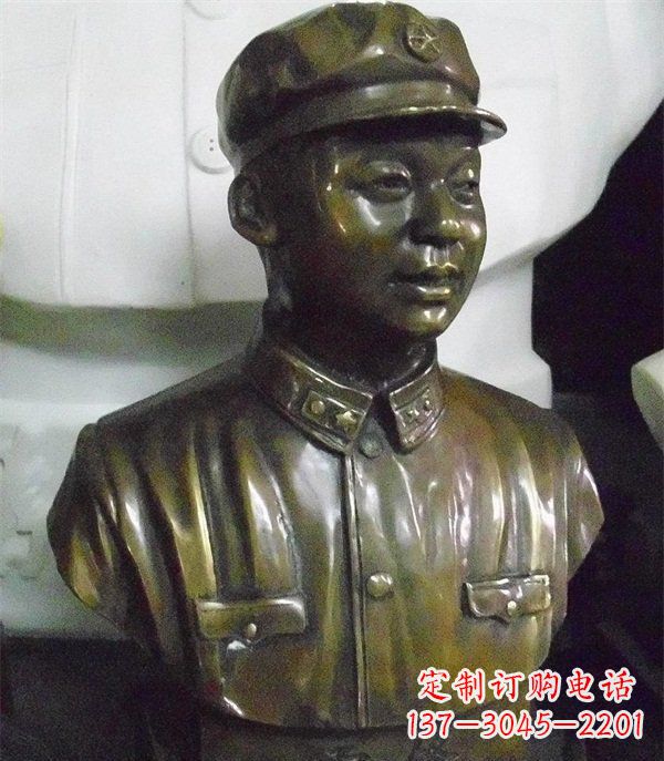 新乡雷锋胸像校园玻璃钢雕塑