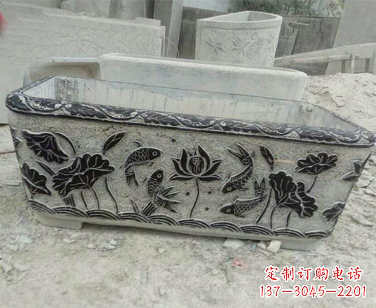 新乡浮雕仿古式水缸雕塑,令人惊艳
