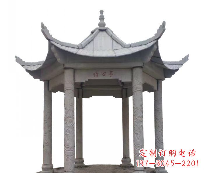 新乡精美凉亭石雕–精细雕刻制作精致的艺术品