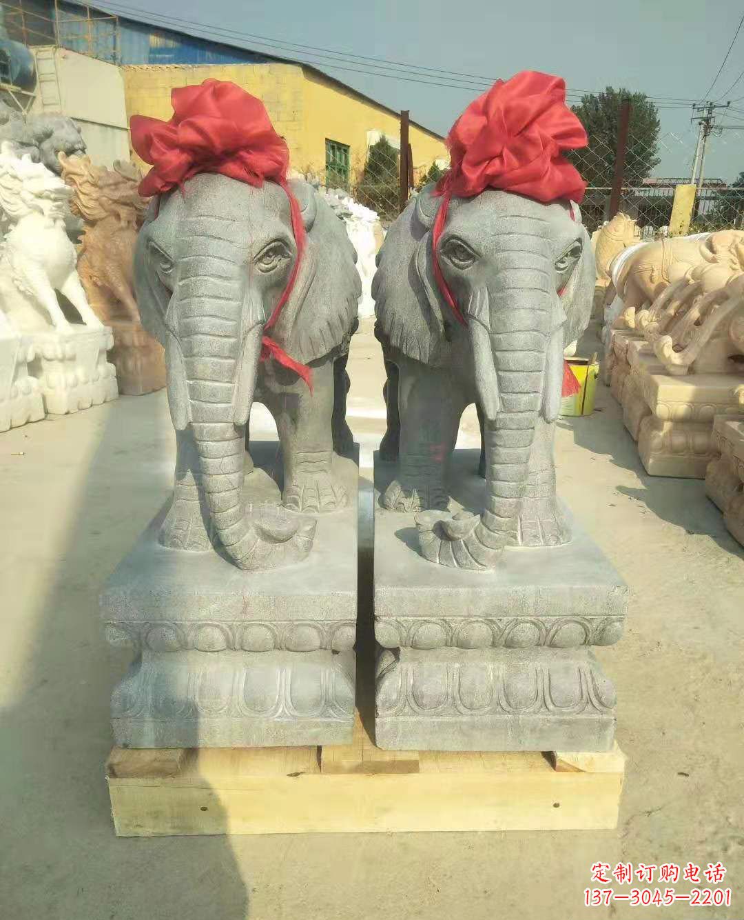 新乡中国古典风格大象雕塑