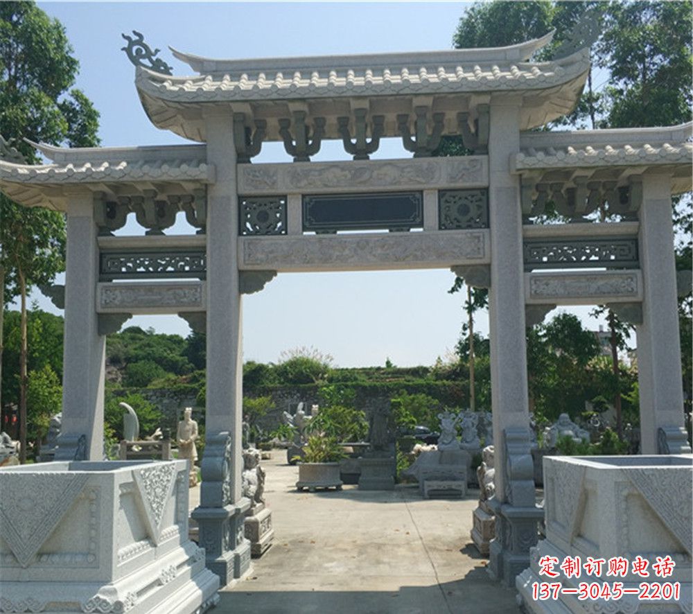 新乡全国厂家特制农村石牌坊雕塑