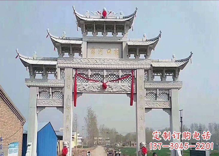 新乡石牌坊雕塑，让您定制属于自己的雕塑！