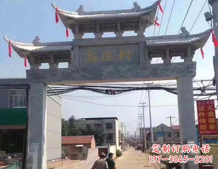新乡牌楼石雕塑,为家庭装饰带来精致灵动